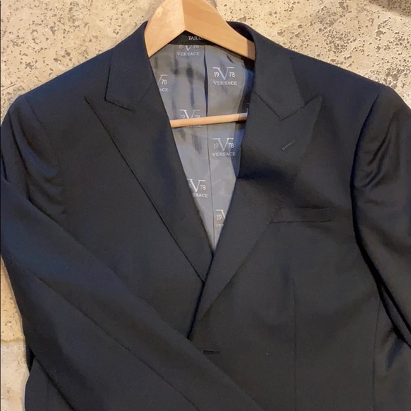 Versace new black blazer